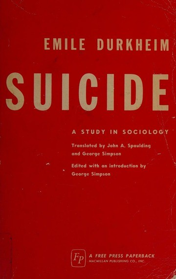 Suicide: A Study in Sociology