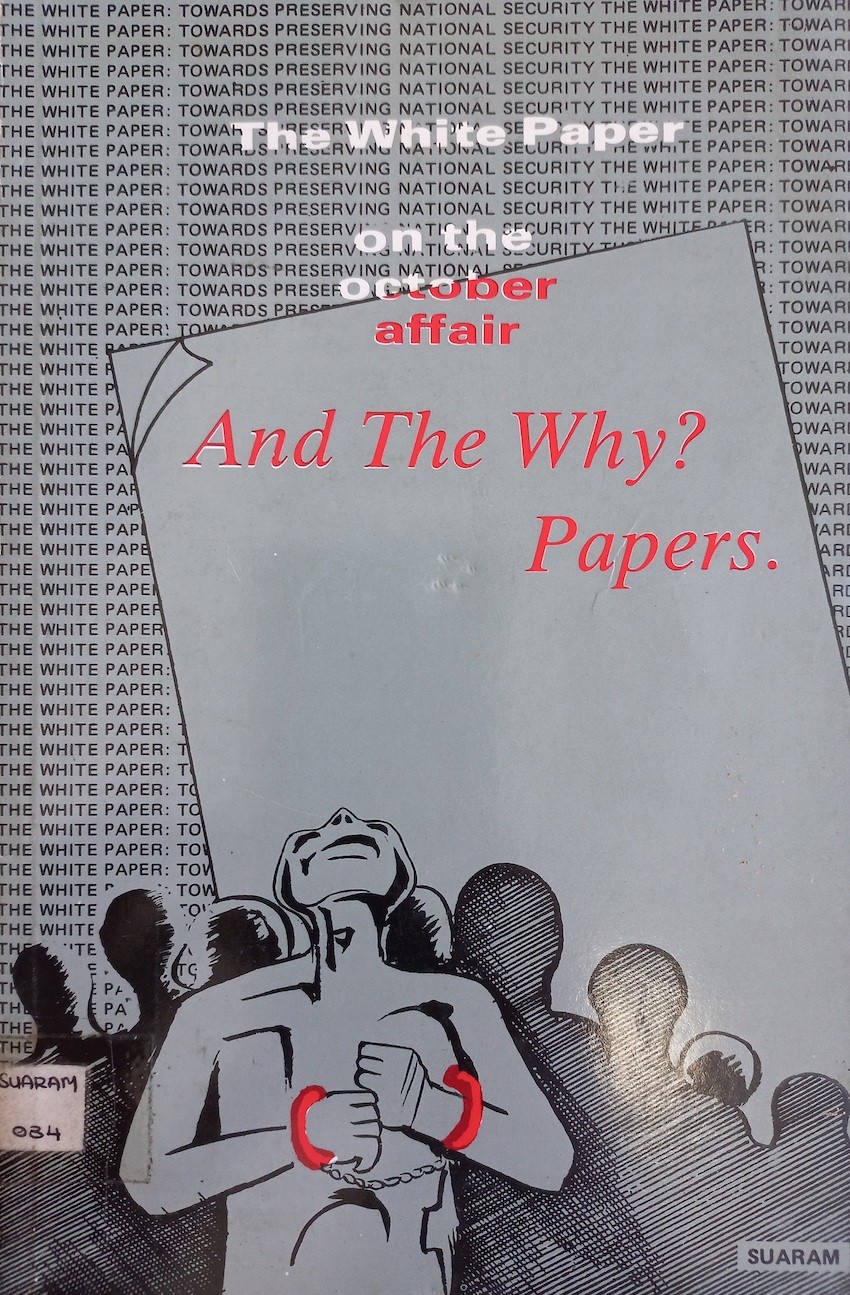 The White Paper on the October Affair and the Why? Papers