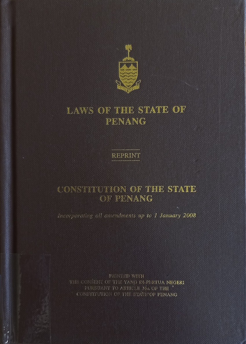 Constitution of The State of Penang