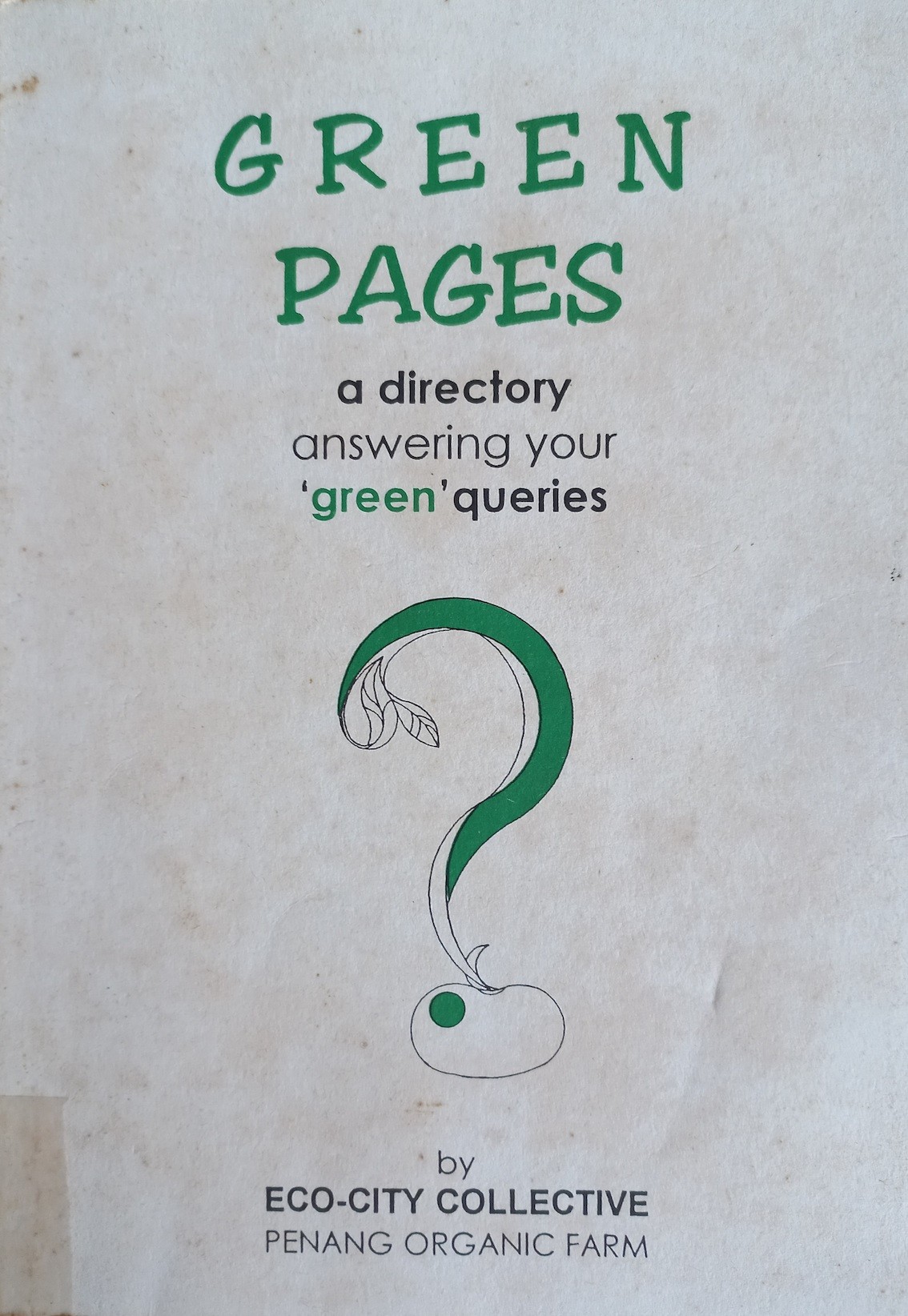 Green Pages: a directory answering your 'green' queries